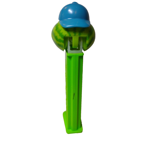 Pez Sourz Watermelon Face Baseball Hat Candy Container Vintage Slovenia Green - Picture 5 of 5